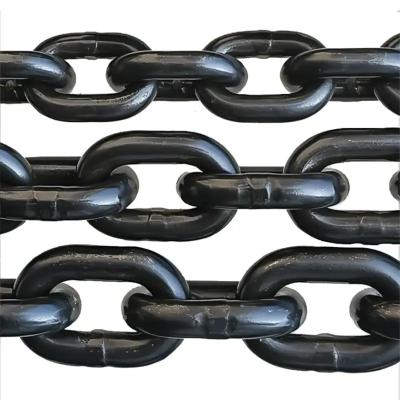 China Black Finish Standard High Test Steel Round Conveyor Link Chain for High Durability for sale