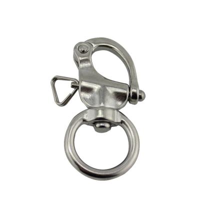 China Stainless Steel 316 Fast Shooter Camera Strap Buckle with Other Rotary Spring Shackle for sale