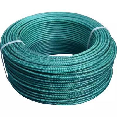 China Cold Heading Steel Special PVC / Nylon Coated Stainless Steel Wire Rope Aircraft Cable for sale