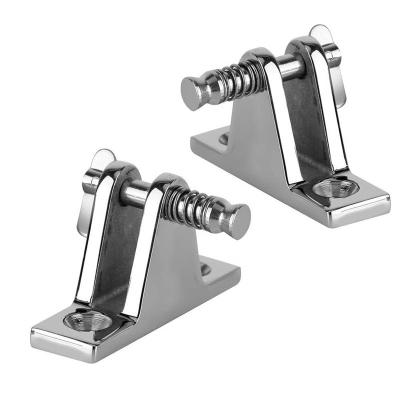 Cina 316 Acciaio inossidabile Bimini Top Deck Hinge Hardware Marine per copertura di accessori per imbarcazioni in vendita