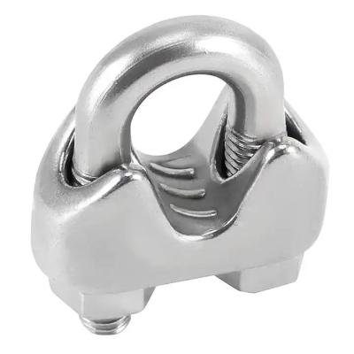 China Galvanized Finish Stainless Steel Italian Type Wire Rope Clips for Easy Installation for sale