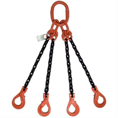 China Heavy Duty G100 Alloy Steel Chain Sling with Adjustable Function and Welded Structure for sale