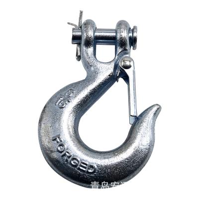 China Caron Steel Crane Block Hook Clevis Slip Locked Cargo Hook para necessidades da indústria pesada à venda