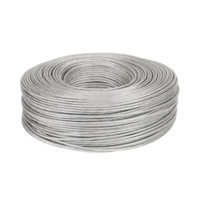 China Steel Core Construction Stainless Steel or Galvanized Inner Wire Rope Control Cable for sale