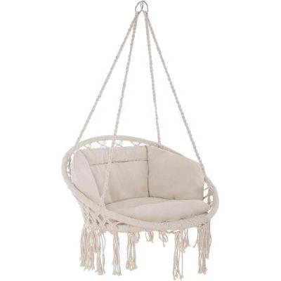 Cina Giardino Ammocca Swing Chair Macrame Swing Swing Hanging Chair Confortevole in vendita