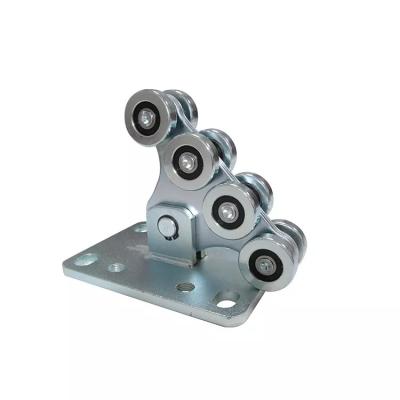 China 8 Wheel Truck Industrial Galvanized Guide Wheel for sale