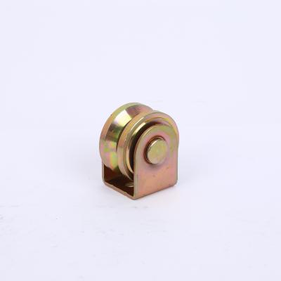 China V Shaped Groove sliding Gate Wheel Color Zinc-Plated Steel Pulley Sliding door pulley Roller door accessories for sale