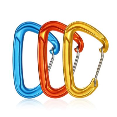 China 22KN Aluminum Carabiner for Outdoor Activity Hooks and Hammock Clip in Heavy Industry for sale