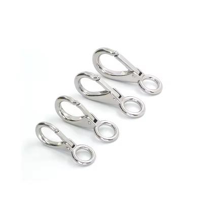 China Bright white Stainless steel 304/316 Dropshipping Stainless Steel Egg Quick Link Carabiner for sale