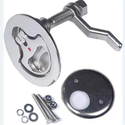 中国 Marine Hardware Aisi 316 Stainless Steel Marine Boat Hatch Latches Turning Lock Lift Handle 販売のため