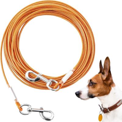 China 20/30/50/100ft Heavy Duty Dog Lead Long Range For Yard And Camping for sale