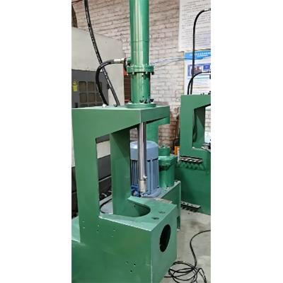 China Warm enkel mes rubber snijmachine voor banden recycling en draad touw Swaging Press Te koop