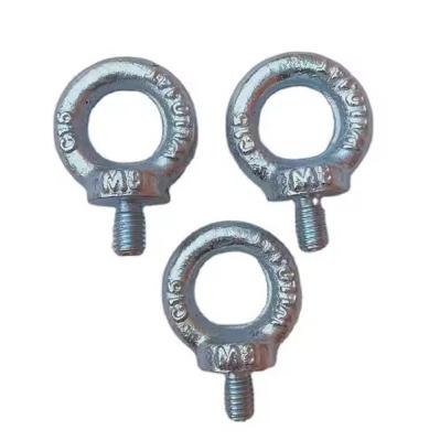 China ZINK Finish High Strength Carbon Steel Eye Nut Ring nut voor Heavy Duty DIN 580 Eye Bolt Te koop