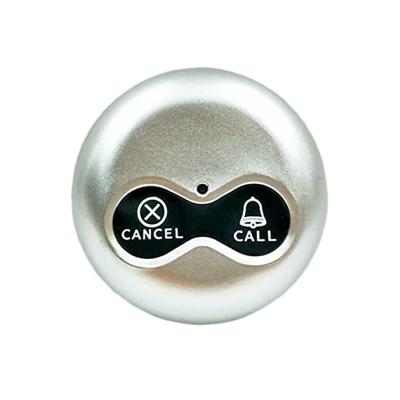 China 433.92MHz Service Calling Button for Table Services Displaying Service Type and Number for sale