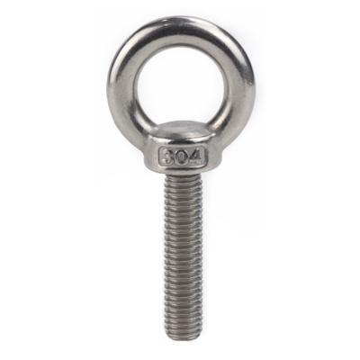 China Plain Finish roestvrij staal 304/316 Lifting Eye Bolt voor het bellen Te koop