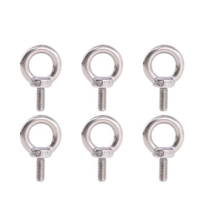 China High Quality Grade Fastener Nut M6-M36 Eye Bolt with Stainless Steel 304/316 for Industry Ring Bolt for sale