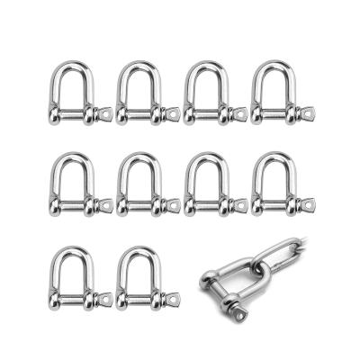 China Stainless Steel D-Shackle for Heavy Rigging Strong and Dependable Rigging Solution for sale