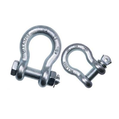 China General Industry G2130 Marine Hardware Hot DIP Galvanized Chain Anchor D Shackle OEM for sale