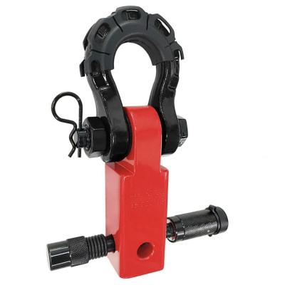 China Drop Forged D Ring Shackles Hitch Receiver Trailer Shackle Set For Metric Measurement for sale