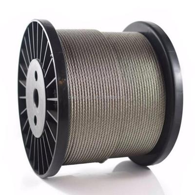 China Manufacture Rope Wire 11mm Steel Cable Rope 6x12 7FC Galvanized Steel Wire Rope for Cold Heading Steel ASTM Standard for sale