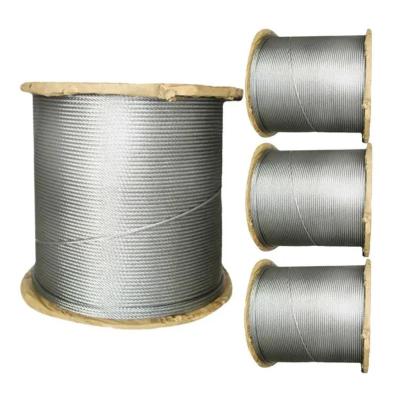 China Stainless Steel Wire Cable 1*7 7*7 1*19 7*19 Round Strand 304 316 Steel Wire Rope Rope for Heavy-Duty Applications for sale