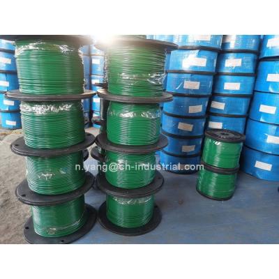 China 7x7 / 7x19 Vinyl Coated Aircraft Cables Galvanized Steel Cable Rope PVC Coated Wire Rope 1/8