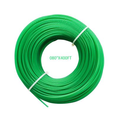 Cina 0.75 pollici x 470 piedi bobina rotonda verde linea di taglio utensili linea di taglio erbacce in vendita