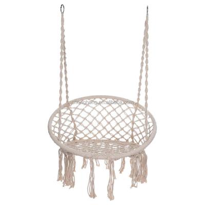 Cina Ammocca Patio Swing Chair Yard Garden Macrame Swing Hanging Chair Ammocca per animali domestici in vendita