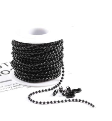 Cina Customized Size Rustproof High Quality Eco-Friendly Pre-Cut 2.4mm Steel Ball Chain for Dogtag in vendita