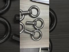 Polished Square Swivel Eye Bolt Snap Hook for Distribution of Stainless Steel Products