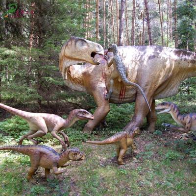 China Park Equipment Animatronic Dinosaurs Battling Dinosaur Decoration Animatronic Model For Jurassic Park for sale