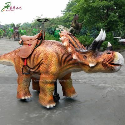 China Equipment Dino Park Walking Dinosaur Rides Vivid Outdoor Park For Sale for sale