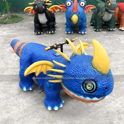 China Interactive Park Equipment Kawah Kiddie Dinosaur Ride Coin Operated Ride Amusement Park Equipment For Sale for sale