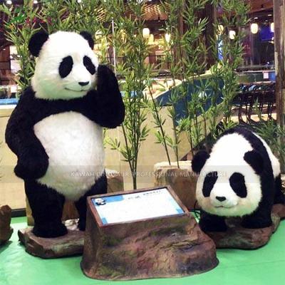 China Animals Animatronic Panda Statue Custom Animatronic Handmade Display Park Equipment for sale