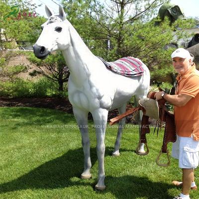 China Park Equipment Garden Decoration Handmade Animatronic Horse Customized Animatronic Animals Horse Statue for sale