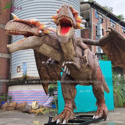 China Customized Good Quality Animatronic Dragon Model Realistic Dragon Statue Park Equipment Kawah Dinosaur Dragon for sale