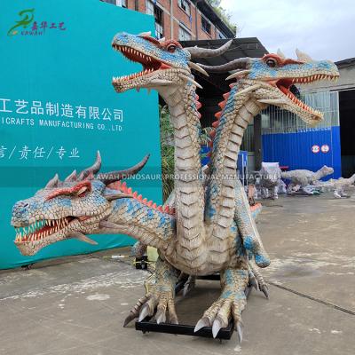 China Customization Realistic Animatronic Dragon Decoration Lifelike Dragon Park Equipment Statue On Sale for sale