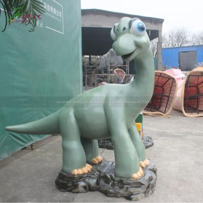 China Amusement Park Brachiosaurus Dinosaurs Life Size Fiberglass Statues For Amusement Park for sale