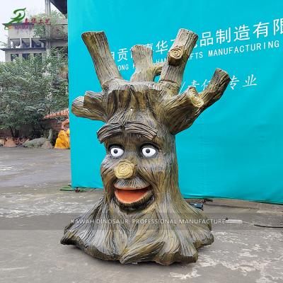 China Exhibition/Parks/Museum Animatronic Talking Tree/Decoration With Movements Speak Multilingual Funny Tree Amusement Park Equipment for sale