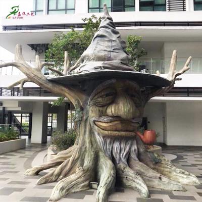 China Exhibition/Parks/Museum/Amusement Park Animatronic Speaking Equipment Creative Funny Tree Decoration for sale