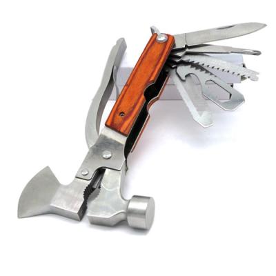 China Unrated Multi Function Claw Hammer With Pliers 420 Stainless Steel Car Emergency Rescue Tool Multi Hammer for sale