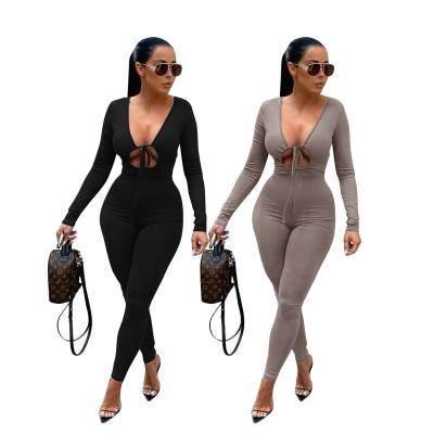 China 2021 QUICK DRY women fall clothing ladies style solid color tight fitting lace new like cotton overalls for sale