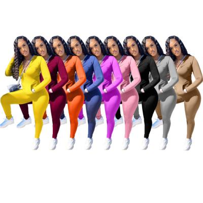 China 2020 Wholesale QUICK DRY Women Jogging Suit Sets Sexy Hoodies Two Piece Set Women Tops 2 Piece Set Teams Short Joggers Biker Tracksuits for sale