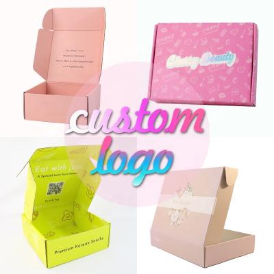 China Recycled Materials Customized LOGO Corrugated Box Transport Packaging Airplane Box Clothing Underwear Packaging for sale