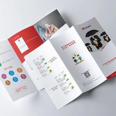 China Gift.Shopping.Food.Candy. Agriculture Custom Design Foldable Flyer Printing , Brochure Printing for sale