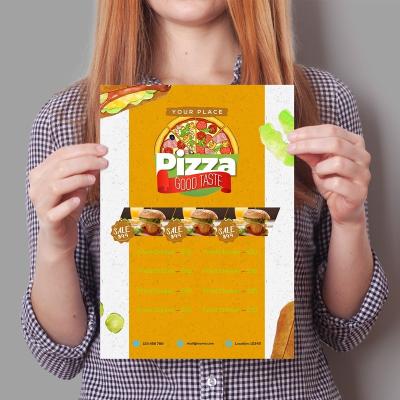 China Custom Product Promotion A4 A5 A6 Size Flyers Printing For Advertising for sale