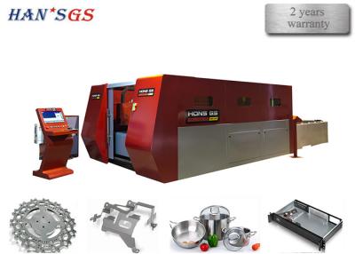 China Carbon Steel / Stainless Metal Sheet  Fiber Cnc Laser Cutting Machine for sale