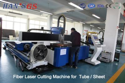 China 380V / cortadora del laser de la fibra del CNC 50Hz/60Hz para el corte del tubo/de hoja en venta