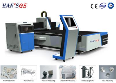 China Tube Cnc Fiber Laser Cutting Machine High - Precision Rack And Linear Rails for sale