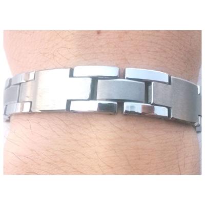 China THX Hiphop Jewelry Custom Make Tungsten Cross Link Bracelet for sale